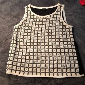 Ann Taylor top with rhinestones